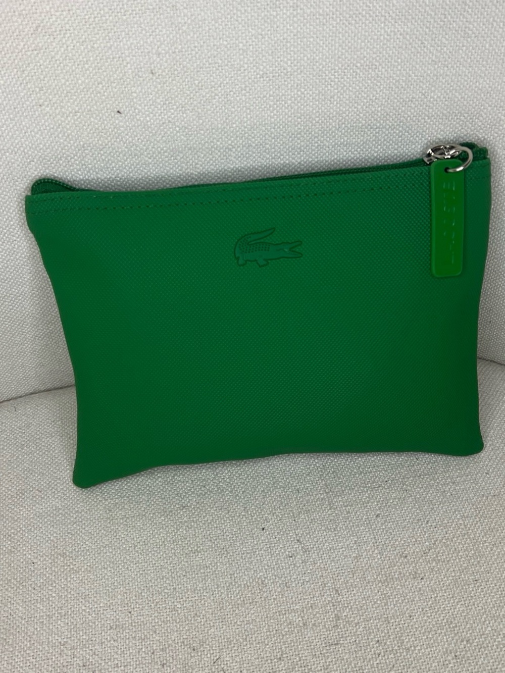 Lacoste Green Men's Zip Toiletry Pouch